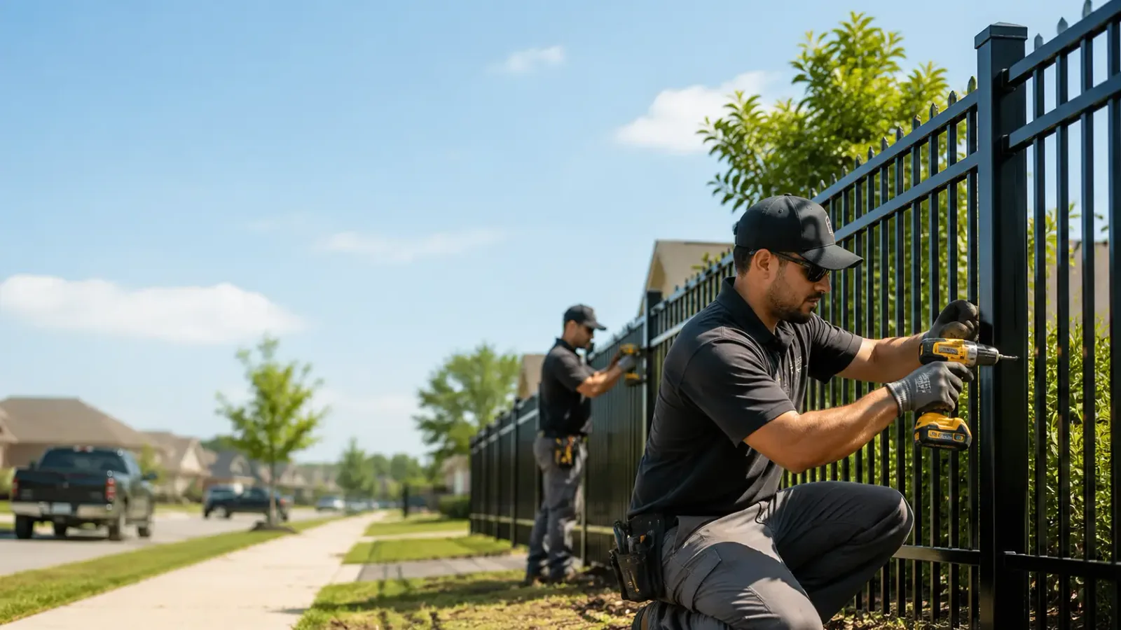 Metal Fence Installation in Hope, MI